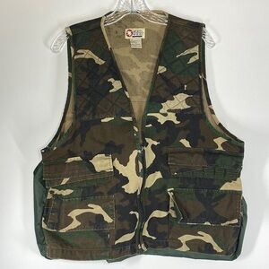 Sports Afield Camo Duck Hunting Vest Size Large